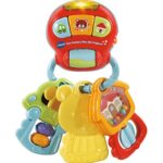 VTech - Mon Hochet P'tites Clés Magiques, Hochet Bébé Porte-Clefs Interactif, Éveil Musical, Jouet de Dentition, Cadeau de Naissance Bébé Dès 3 Mois - Contenu en Français