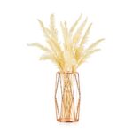 Vase à Fleurs En Verre Avec Support De Support En Métal Géométrique, Jardinière De Terrariums Limpide, Vases En Verre Bud Pour Plantes Hydroponiques De Fleurs, Centre De Table Pour Mariage à Domicile,