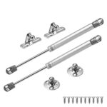 Vinabo 2PCS 100N Vérin à Gaz Vérins Meuble Hydraulique Ressort Amortisseurs à Gaz Bras Pneumatique pour Levage de Porte Armoire Meuble Cuisine Placard Penderie à Chambre Amortisseur charniè