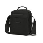 VohoneySac Bandoulière Sacoche Homme Sacs à Bandoulière Sacoche Sac Porté épaule Shoulder Bag with USB ports pour Téléphone Portable pour Voyage, Randonnée et Sports D'extérieur (Noir Sac Bandoulière)