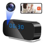 ZGSZ Caméra Cachée WiFi Espion, Caméra Cachée WiFi 2.4G/5Ghz HD 1080P Mini Caméra WiFi Horloge avec Vision Nocturne et Détection de Mouvement pour Vision à Distance
