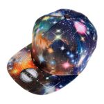 ZLYCCasquette de baseball réglable avec visière et motif galaxie, ciel étoilé