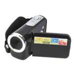 Caméscope numérique, caméscope de caméra vidéo numérique 16X HD pour Enfants Portables avec écran LCD TFT(Noir)