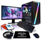 𝗔𝗪𝗗-𝗜𝗧 | PC Gamer, Ordinateur de Bureau, Processeur AMD Ryzen 3 3200G 4,0 GHz/Radeon Vega 8 • Écran LED 24