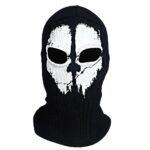 kelandCagoule Ghost Masque Crâne Effrayant pour Halloween Cosplay/Ski/Moto