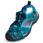 riemotSandales pour Femme Homme, Sandales Randonnée, Sandales de Marche Sports Outdoor, pour Trekking, Voyages, Sandales Ete Plage, Antidérapante y Confortable