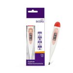 scala Thermomètre Fièvre Médical Numérique SC 17 rouge