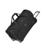 traveliteSac de Voyage, Série de Bagages Basics Fresh : Sac de Voyage Souple à Roulettes Au design Sportif, Noir, 71 cm