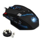 zelotes Souris Gamer Filaire,Souris Gaming avec 12 Boutons Programmables,4000DPI Souris Ergonomique,Souris Optique Filaire USB,Souris de Jeu pour PC,Ordinateur,Mac