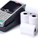 100 Rouleaux de 57x40 mm Carte de Crédit Thermique PDQ Machine Till Rolls, Cash Register Thermal Paper Receipt, pour PDQ POS EPOS EFTPOS terminaux, Barclaycard Verifone Ingenico Spire PAX Worldpay