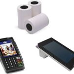 100 bobine papier thermique 57 x 30 x 12 mm. pour terminal carte bleue portable. papier thermique sans bisphénol A. Bobine pour TPE, tablette de paiement avec imprimante thermique faible capacité