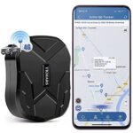 4G GPS Tracker Voiture Antivol APP sans Abonnement Traceur GPS 90 Jours Longue Autonomie Suivi en Temps Réel Localisateur Alarme SMS Localisateur Puissant Aimant pour Moto Camions Camping-Car TK905B
