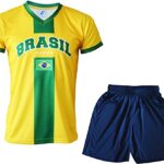 A chacun son PaysMaillot + Short BRESIL - Football - Taille Enfant garçon