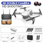 Akemaio LS-E525 Mini Drone 4K Drone RC Pliable quadrirotor Jouets Drone avec caméra HD 4K WiFi FPV Drones Drone arrière en Un clic