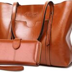 BestoUSac a Main Femmes Cuir Bandoulieres Grand Sacs Porte Cabas et Portefeuille