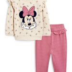 C&AEnsembles Ensemble Ensemble|Lot de 2 Bébés filles Minnie Maus rose 24M