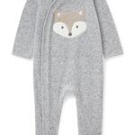 C&APyjamas Combinaison Bébés garçons Gris chiné 18M