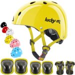 Casque pour Enfants avec genouillères, coudières et protège-Poignets