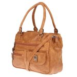Christian WippermannSac à bandoulière pour femme - De grande taille - Aspect cuir