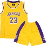 DaceStarTenue Basket Enfant/Adulte,2 Pièces Ensemble Basket Enfant,Pop Maillot Basket Enfant,Maillot de Basket Enfant,Gilet Basket Enfant+Shorts Basket Enfant