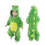 DoladolaUnisexe Bébé Cute Animal Vêtements de maison Combinaison de bébé dinosaure