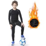 DreiWasserEnsemble de sous-vêtement Thermique Enfant - Sport Respirants Thermiques Ensemble pour Ski et Football pour Garçon et Fille