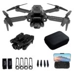 Drone avec 2 caméra réglage électrique caméra 360° active d'évitement d'obstacles WIFI FPV video quadcoptère télécommandé drone avec Double caméra 2 batteries IDEA12 2023