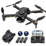 Drone avec caméra 4K HD GPS drone pour débutants enfants quadricoptère RC pliable, transmission 5G WiFi FPV avec temps de vol de 60 minutes, moteur sans balais, retour automatique, pour débutants et
