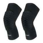 EULANTEULANT Genouillère Basketball Compression Jambières Protege Genoux pour Handball Volley Ball Football Gardien Yoga Course à Pied