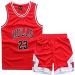 FUTERLYMaillot Basket Enfant 2 Pièces, Pop Tenue Basket Enfant, Ensemble Basket Enfant Juvénile, Sans Manches Tenue Basketball Enfant et Shorts, Le Cadeau pour Les Garçons de 4-14 Ans