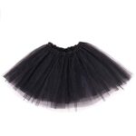 FlovelTulle Tutu Jupe Couches Ballet Danse Jupe Élastique Déguisement Jupe pour Femmes et Filles