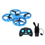 Flybotic Flashing Drone Télécommandé Lumineux-Double Télécommande-360° Flips-Vol Stationnaire-Jouet pour Enfant-Dès 8 ans, 21251, Multicolor