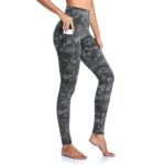 GIMDUMASALeggings de Sport Femmes Pantalon de Yoga Leggins avec Poches Yoga Fitness Gym Pilates Taille Haute Gaine GI188