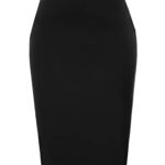 GRACE KARINJupe Moulante Femme Taille Haute pour Travail Bureau Chic et Elegant