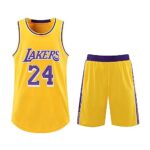 GenericMaillots de Basketball Enfants/Adulte Tenue Basket Enfant,Maillots de Basketball Ensemble pour Garçon/Homme, Pantalon de Basketball pour Enfants Gilet Top Shorts