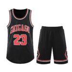 GenericMaillots de Basketball Enfants/Adulte Tenue Basket Enfant,Maillots de Basketball Ensemble pour Garçon/Homme, Pantalon de Basketball pour Enfants Gilet Top Shorts