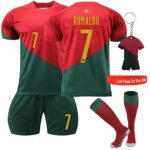 Générique2023 Maillot Enfants Adultes No.7 Ensemble de Maillots de Football 22/23 Maillot de Foot Domicile/Absence Football Jersey Set Entraînement T-Shirt Short et Chaussettes