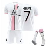 GénériqueMaillot de Foot PSG Enfant 23/24 Nouveau Paris Maillot Domicile/Extérieur Soccer Jersey, Ensemble Foot Homme Garçon Vêtements de Football Tshirt, Shorts et Chaussettes Set