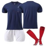 GénériqueMaillot De Foot 2023 Uniforme de L'équipe Nationale Enfants Adultes Ensemble de Maillots de Football Domicile/Absence Football Jersey Set Entraînement T-Shirt Short et Chaussettes