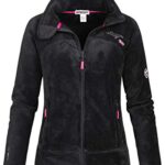 Geographical NorwayUpaline Lady - Polaire Fine Femme Chaude Fermure Zip - Veste Automne Hiver Printemps Chaud Femmes - Longues Manches Vetement Pull Fourrure Doux Confort