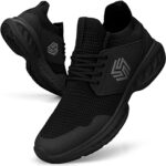 GinirosBasket Femme Chaussures de Sport Travail Running Femme Tennis Gym Athlétique Fitness Mode Basquettes Sneakers pour Cher Respirant Léger Confortable Plat Chaussures Décontractées Jogging