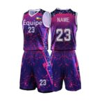 HDSDMaillot de Basket Personnalisé,Sweat Basketball Personnalisé avec Votre Numéro de Nom et Le Logo de L'équipe