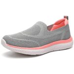 HKRChaussures Femme Confortable Basket Running Marche Sport Travail Bssse Sneakers