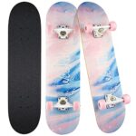 Hikole 3108 Cm Skateboard Unisexe Enfants Adolescents Adultes