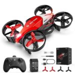 Holy Stone HS210F Mini Drone pour Enfants, 2-en-1 d'intérieur RC Quadcopter avec Lumières LED, Mode d'atterrissage et de vol, 3D Flip, Modulaire Batterie Sécurisée Jouet Cadeau pour Garçons Filles