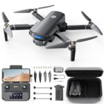 Holy Stone HS360S GPS Drone avec Caméra 4K pour Adultes Débutants, FPV Quadcopter Pliable avec HD 5G Transmission Max 3KM, Moteur sans Balais, Follow Me, Smart Return Home,moins de 249g