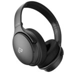 INFURTURE Casque Bluetooth à réduction de Bruit sans Fil Headphones, 40 Heures d'autonomie,Basses Profondes 3D, Oreillettes en Mousse à mémoire de Forme, TV, Voyage, Bureau à Domicile,Noir
