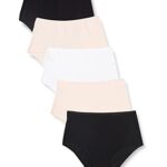 Iris & LillyCulotte Taille Haute en Coton Femme, Lot de 5