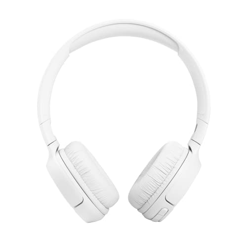 JBL TUNE 510BT – Casque supra-auriculaire sans fil – Equipé de la technologie Bluetooth – Connection multi-points – Léger, confortable et pliable – Jusqu’à 40 hrs d’écoute – Blanc – Image 4