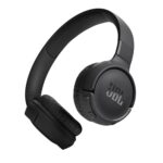 JBL Tune 520BT, casque audio sans fil, léger et confortable, Bluetooth 5.3, autonomie jusqu'à 57 h, charge rapide, son JBL Pure Bass, noir